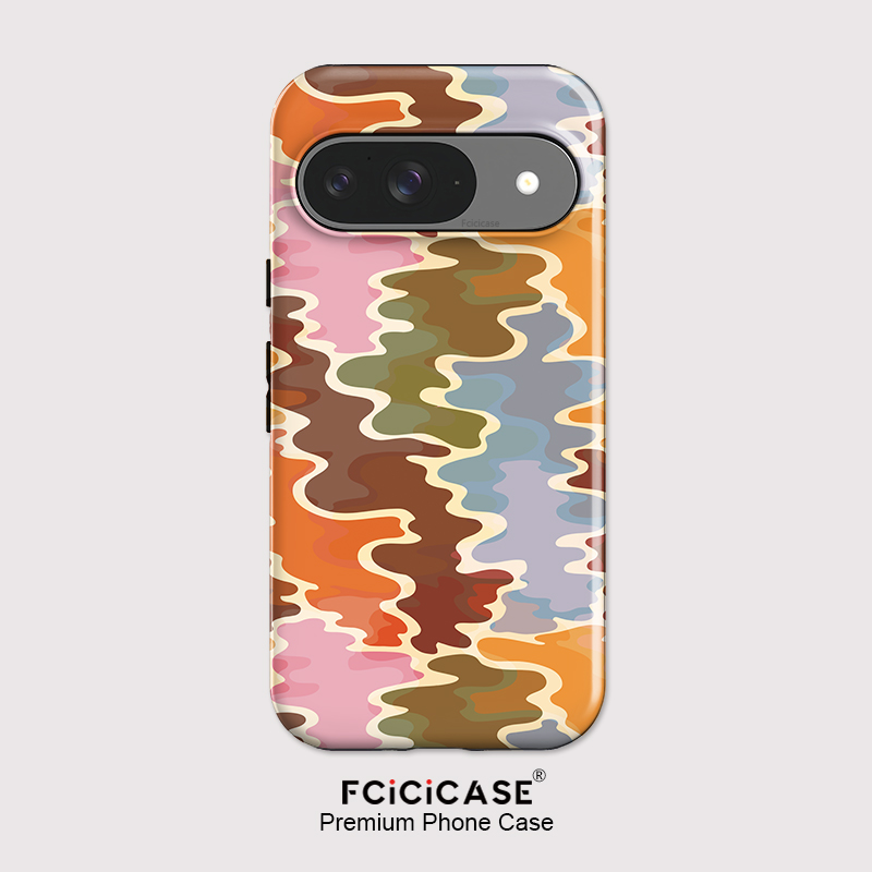 Google Pixel 9 Pro - เคสโทรศัพท์อะคริลิคแบบด้าน Fcicicase สำหรับ Google Pixel 10A
