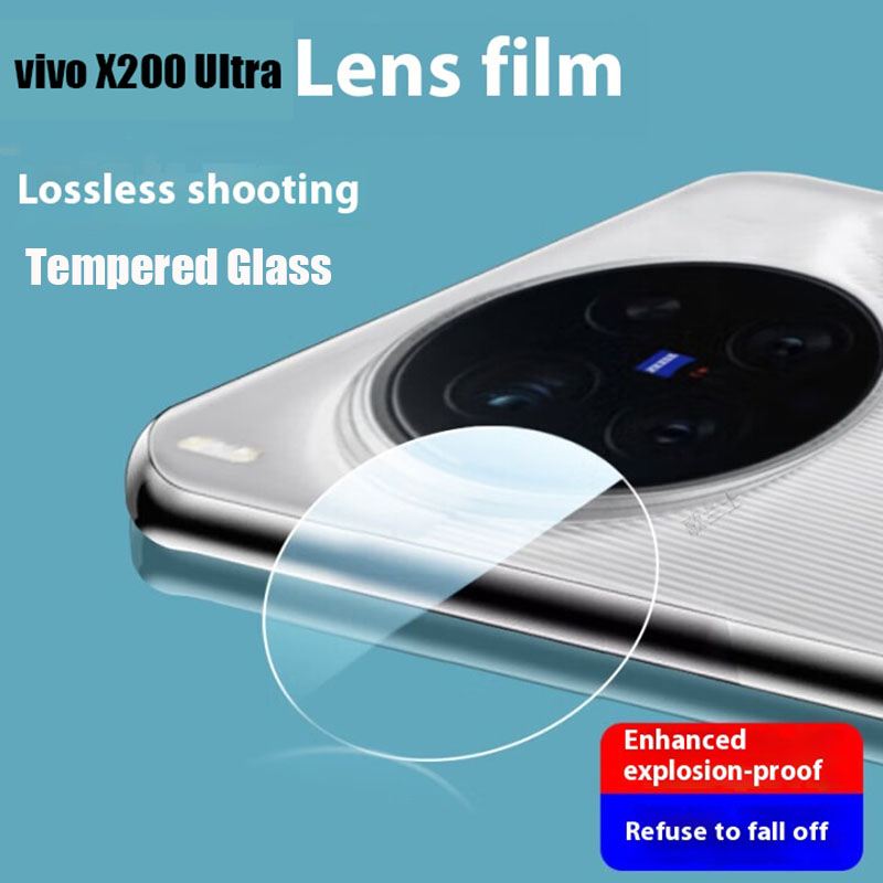 Vivo X200 - 3D กระจกนิรภัยด้านหลังกล้องเลนส์ Protector สําหรับ Vivo X200