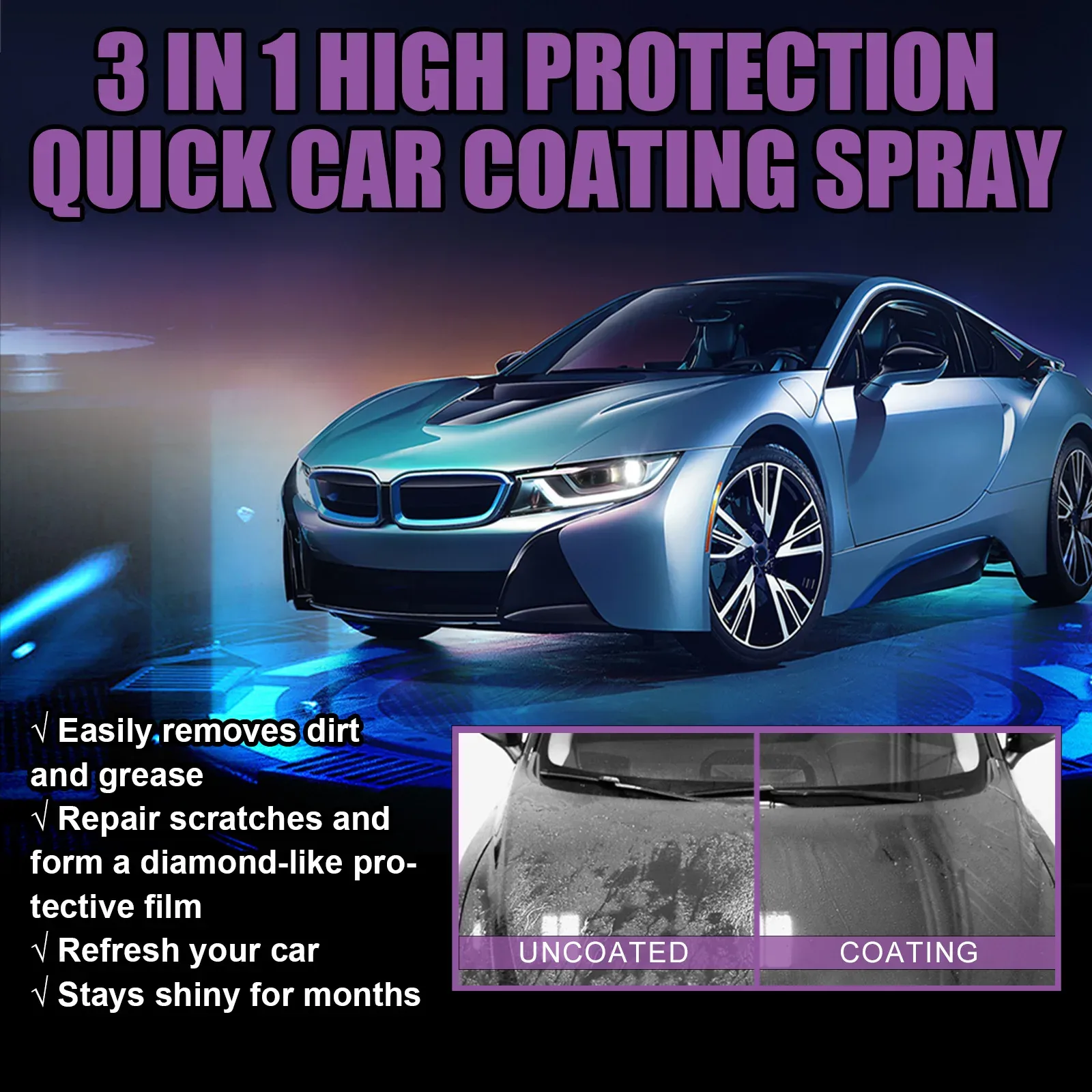 น้ำยาเคลือบเซรามิกนาโน 3-in-1  - Nano Liquid Coating บทวิจารณ์และราคา